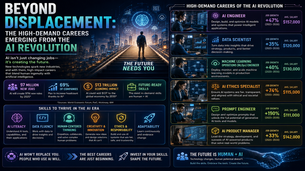 Beyond Displacement: The High-Demand Careers Emerging from the AI Revolution