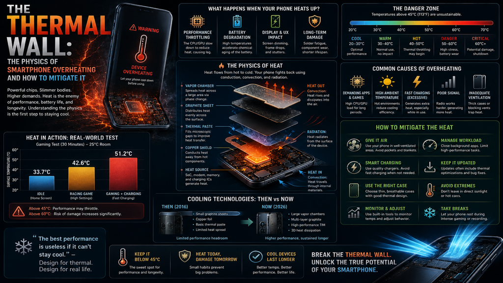 The Thermal Wall: The Physics of Smartphone Overheating and How to Mitigate It