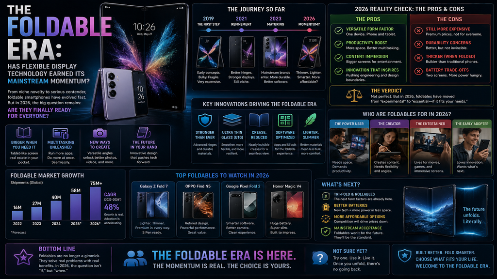 The Foldable Era: Has Flexible Display Technology Earned Its Mainstream Momentum?