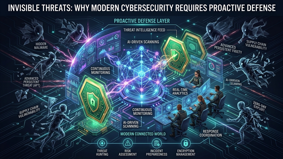 Invisible Threats: Why Modern Cybersecurity Requires Proactive Defense