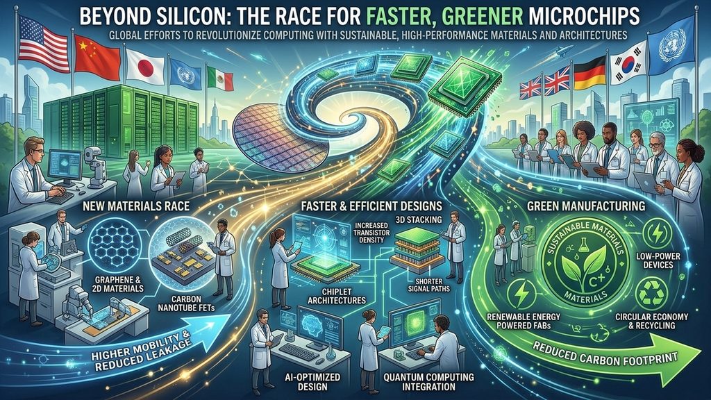 Beyond Silicon: The Race for Faster, Greener Microchips