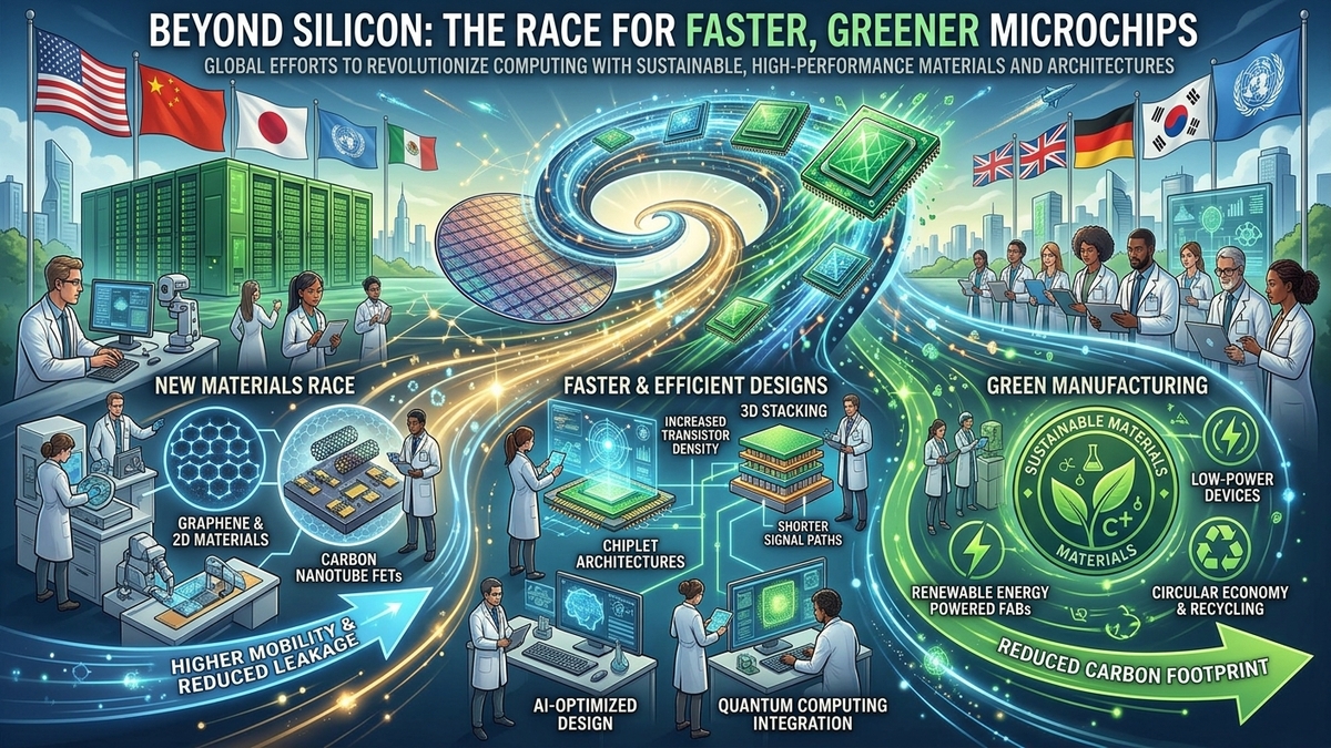 Beyond Silicon: The Race for Faster, Greener Microchips