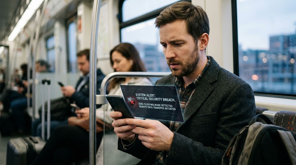 Zero-Click Malware: The Invisible Cybersecurity Threat Targeting Modern Smartphones